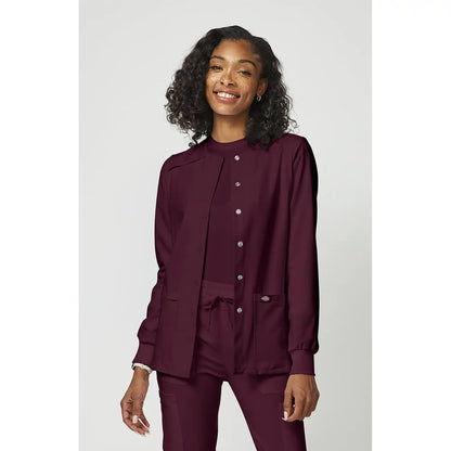 Women's EDS Essentials Snap Front Warm-Up Scrub Jacket
