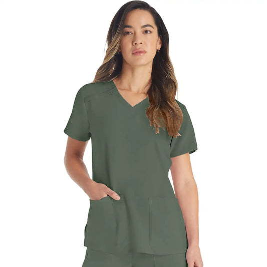 Women's EDS Essentials V-Neck Scrub Top