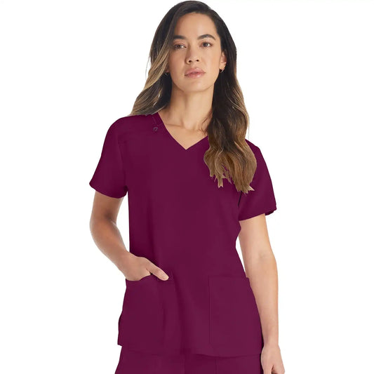 Women's EDS Essentials V-Neck Scrub Top