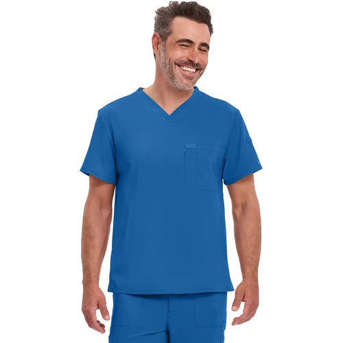 Men's EDS Essentials Tuckable V-Neck Scrub Top