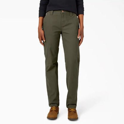 Women's FLEX Relaxed Straight Fit Duck Carpenter Pants