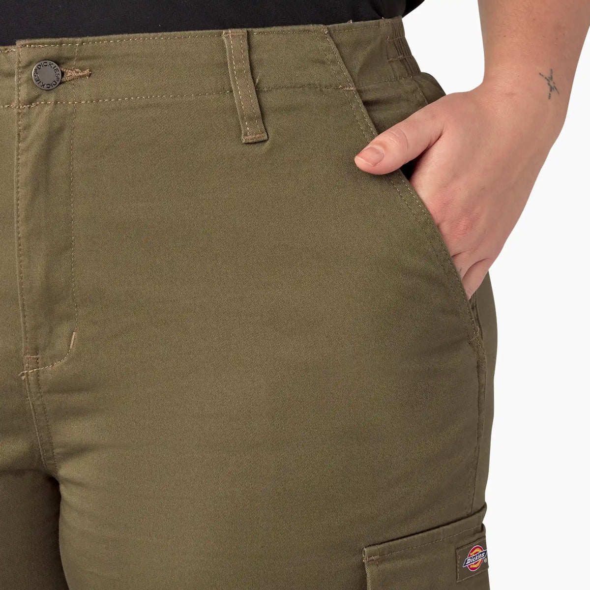 Women's Plus High Rise Fit Cargo Pants