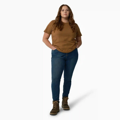 Women's Plus Heavyweight Short Sleeve Pocket T-Shirt