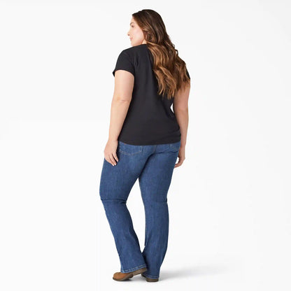 Women's Plus Heavyweight Short Sleeve Pocket T-Shirt
