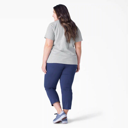 Women's Plus Heavyweight Short Sleeve Pocket T-Shirt