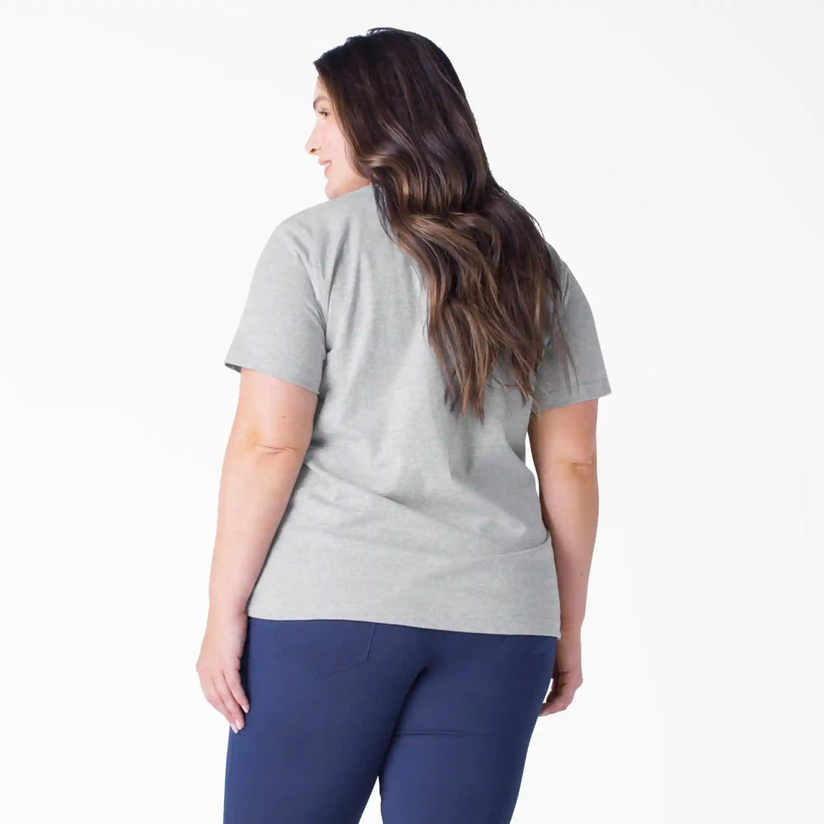 Women's Plus Heavyweight Short Sleeve Pocket T-Shirt