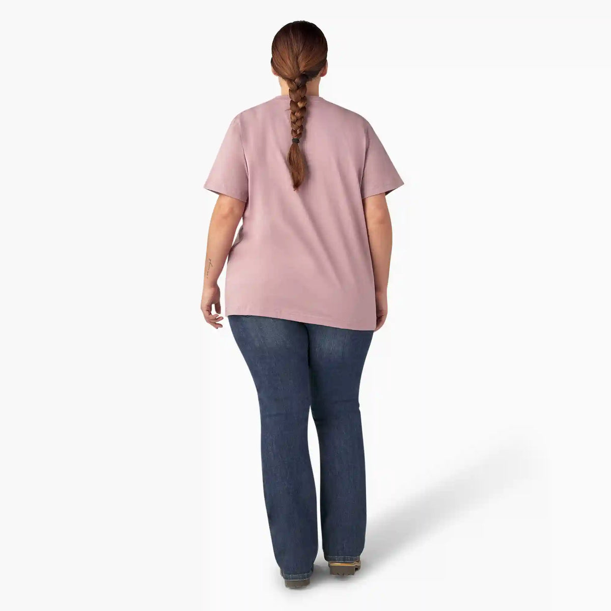 Women's Plus Heavyweight Short Sleeve Pocket T-Shirt
