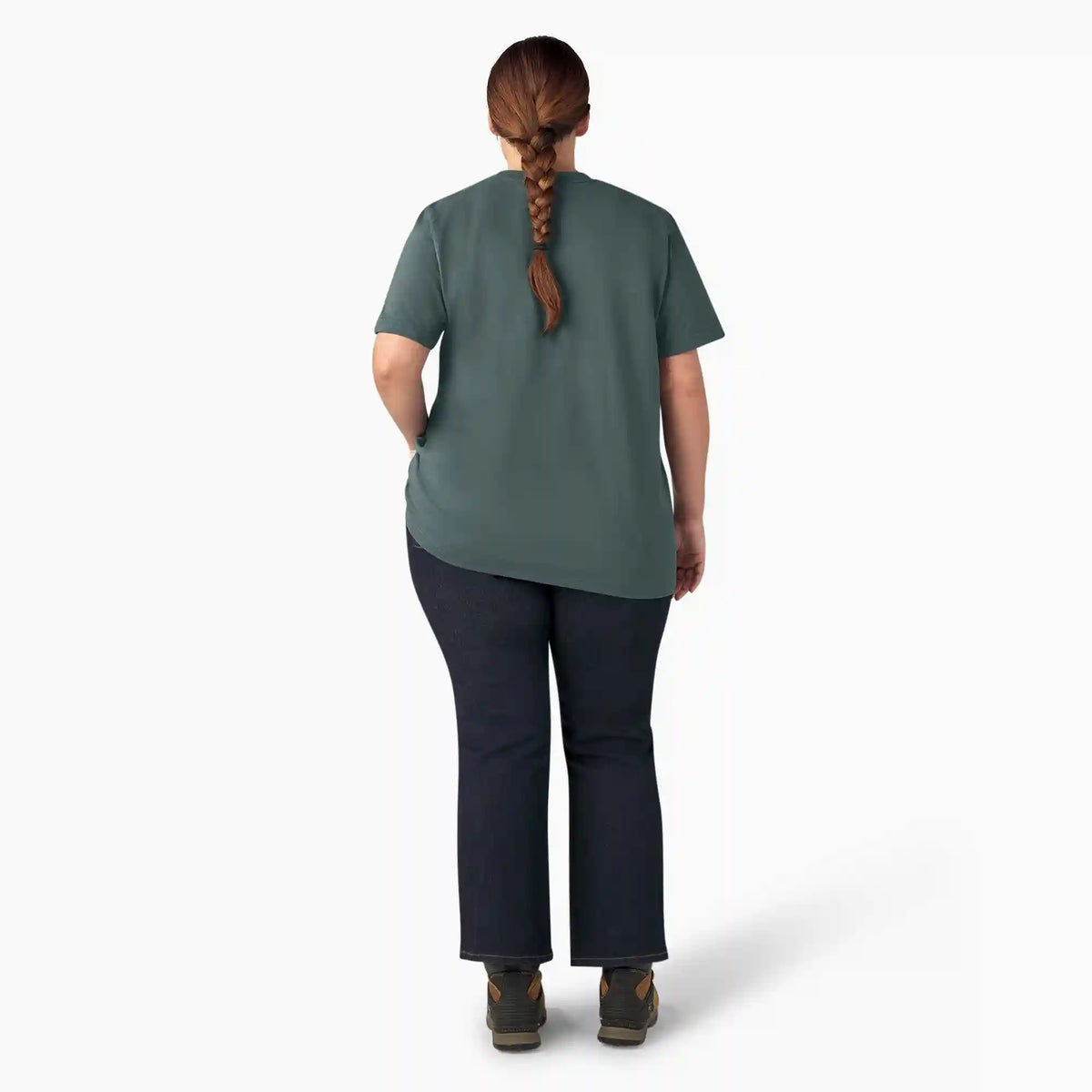 Women's Plus Heavyweight Short Sleeve Pocket T-Shirt
