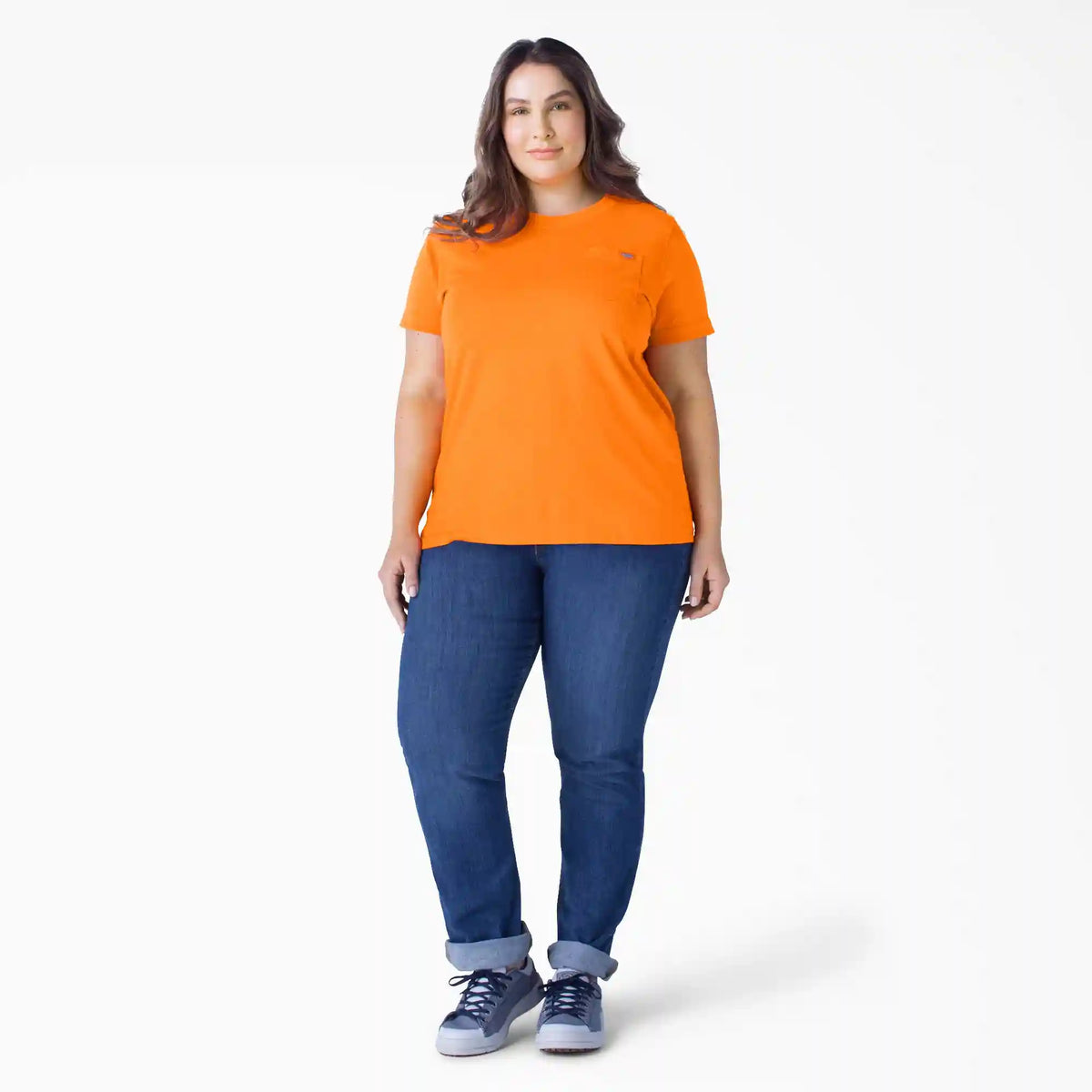 Women's Plus Heavyweight Short Sleeve Pocket T-Shirt