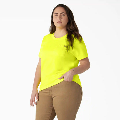 Women's Plus Heavyweight Short Sleeve Pocket T-Shirt