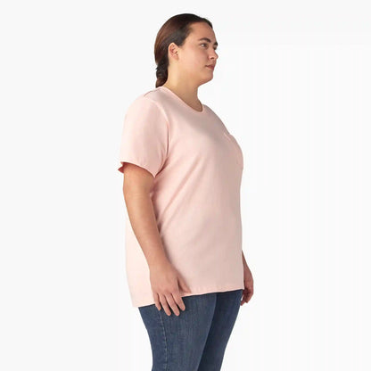 Women's Plus Heavyweight Short Sleeve Pocket T-Shirt