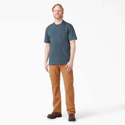 Heavyweight Heathered Short Sleeve Pocket T-Shirt