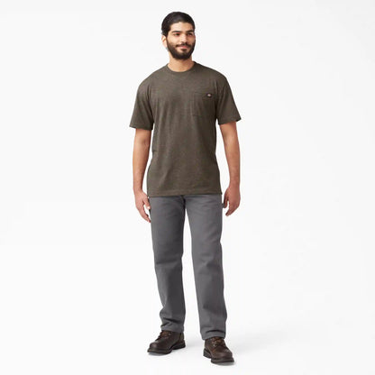 Heavyweight Heathered Short Sleeve Pocket T-Shirt