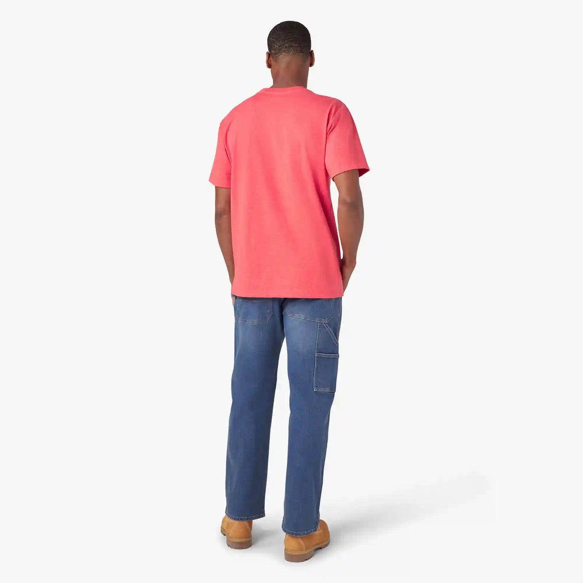 Heavyweight Heathered Short Sleeve Pocket T-Shirt