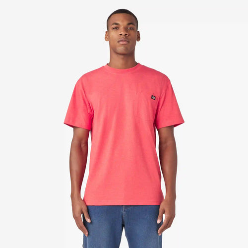 Heavyweight Heathered Short Sleeve Pocket T-Shirt