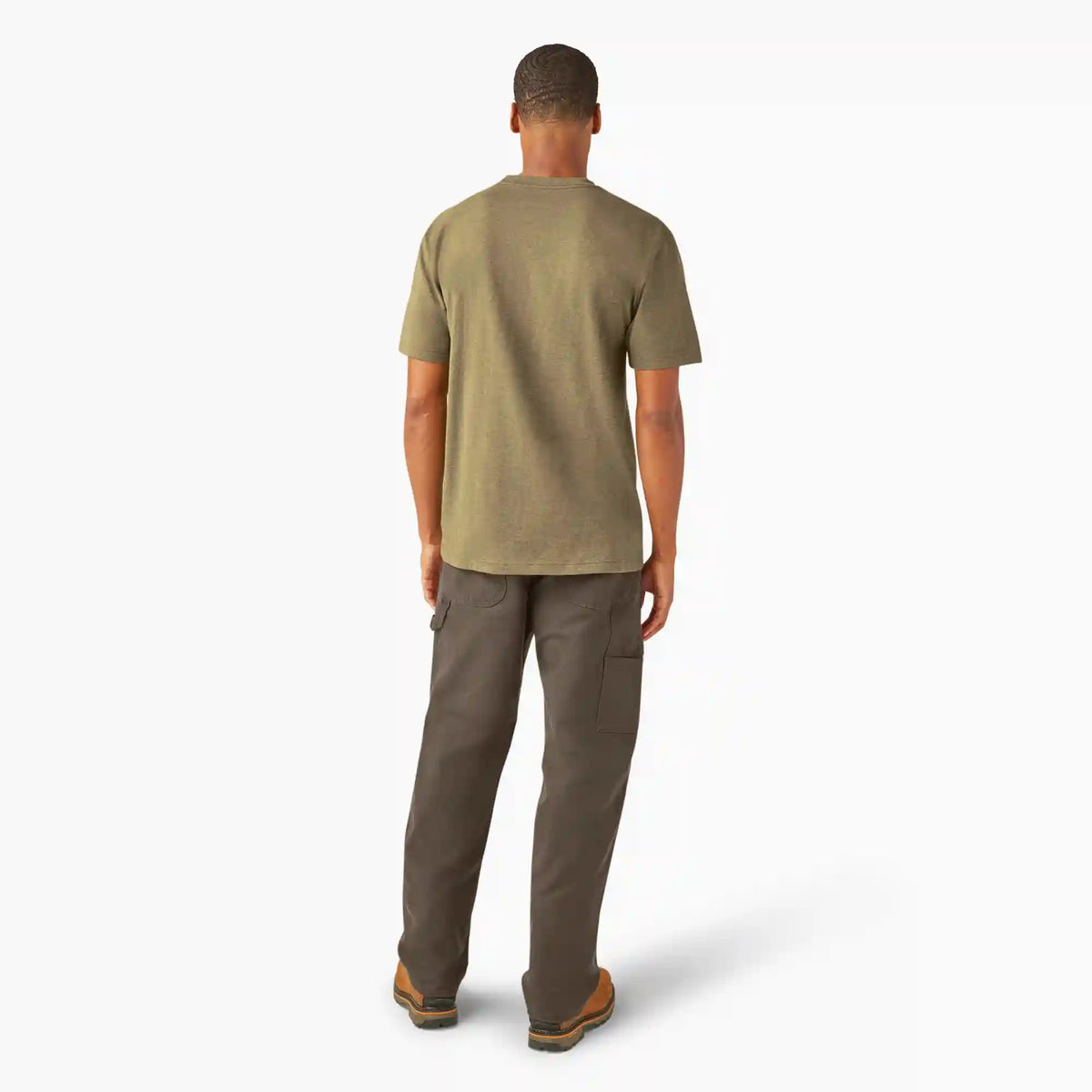 Heavyweight Heathered Short Sleeve Pocket T-Shirt