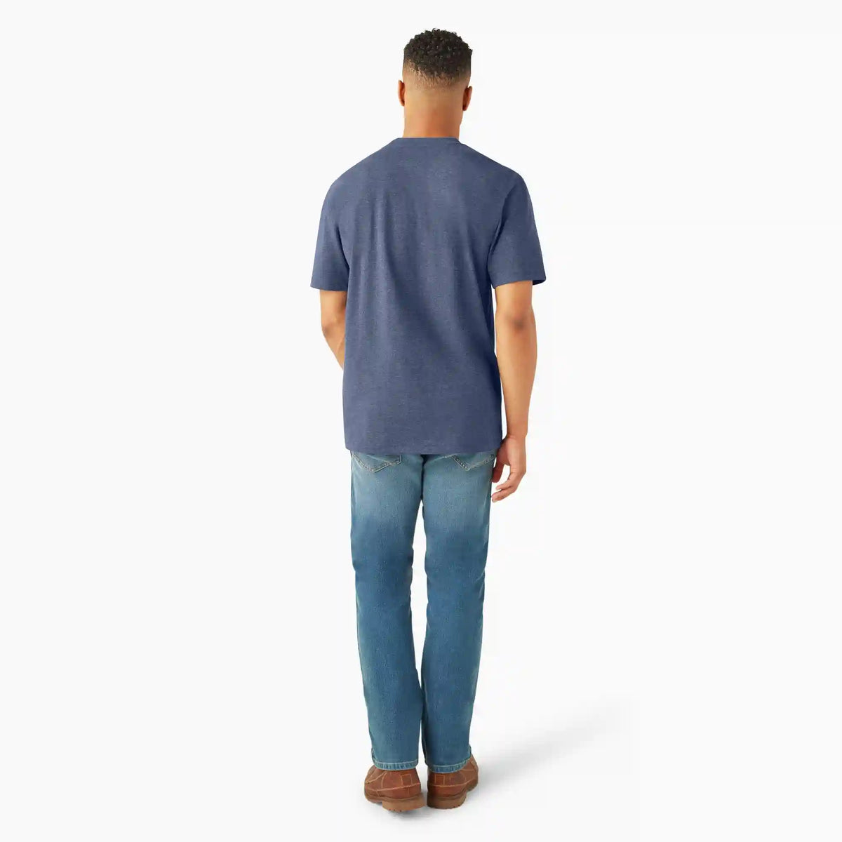 Heavyweight Heathered Short Sleeve Pocket T-Shirt