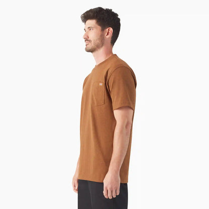 Heavyweight Heathered Short Sleeve Pocket T-Shirt