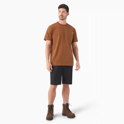 Heavyweight Heathered Short Sleeve Pocket T-Shirt