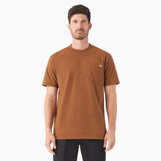Heavyweight Heathered Short Sleeve Pocket T-Shirt