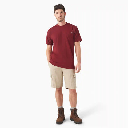 Heavyweight Heathered Short Sleeve Pocket T-Shirt