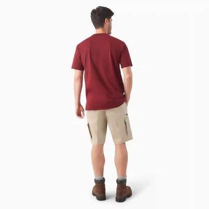 Heavyweight Heathered Short Sleeve Pocket T-Shirt