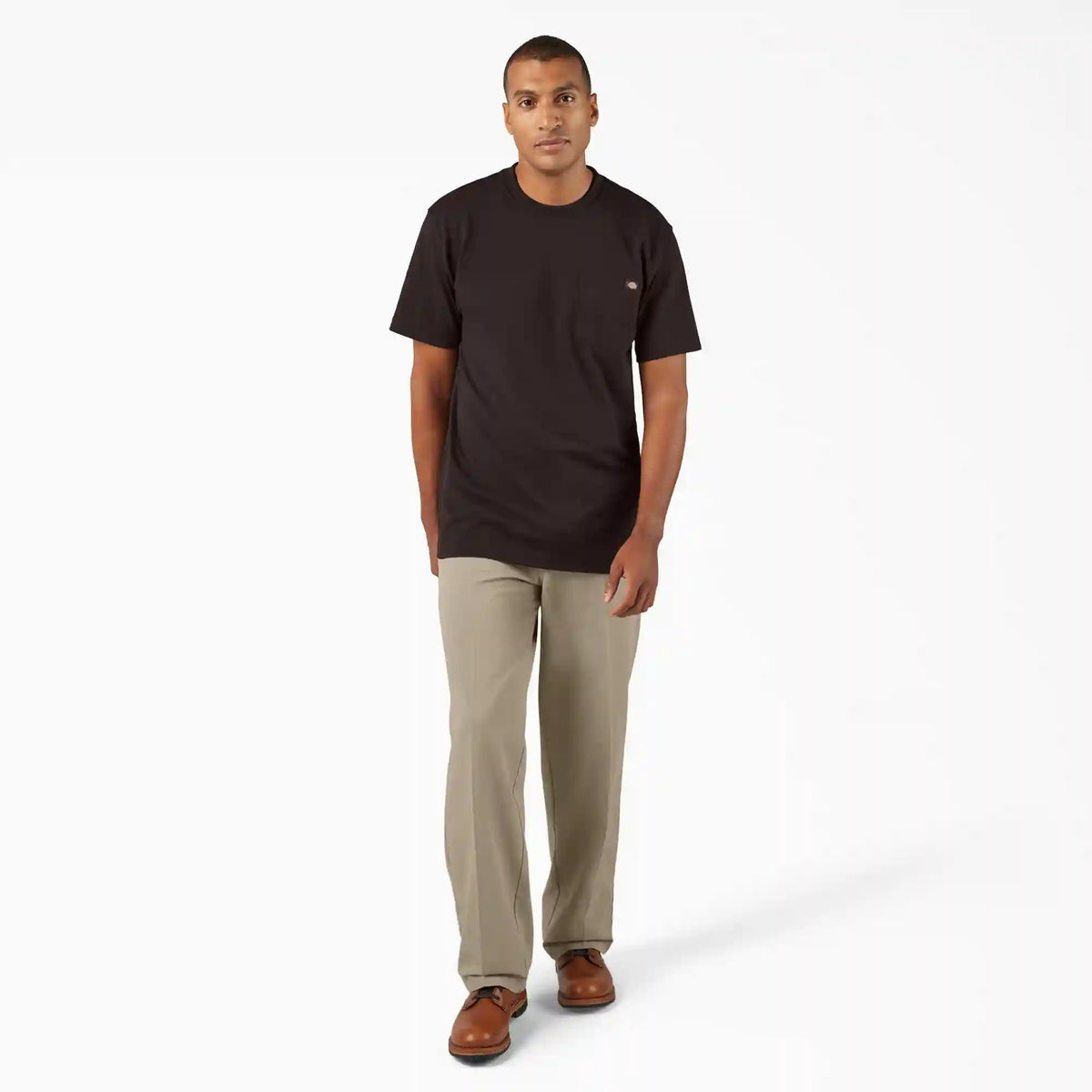 Heavyweight Heathered Short Sleeve Pocket T-Shirt