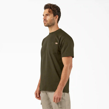 Heavyweight Heathered Short Sleeve Pocket T-Shirt